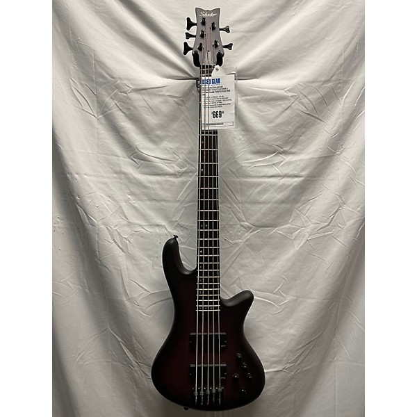 Used Schecter Guitar Research Stiletto Studio 5 String Electric Bass Guitar