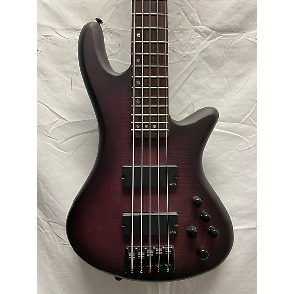 Used Schecter Guitar Research Stiletto Studio 5 String Electric Bass Guitar