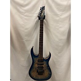 Used Ibanez Used Ibanez RG1070PBZ Cerulean Blue Burst Solid Body Electric Guitar