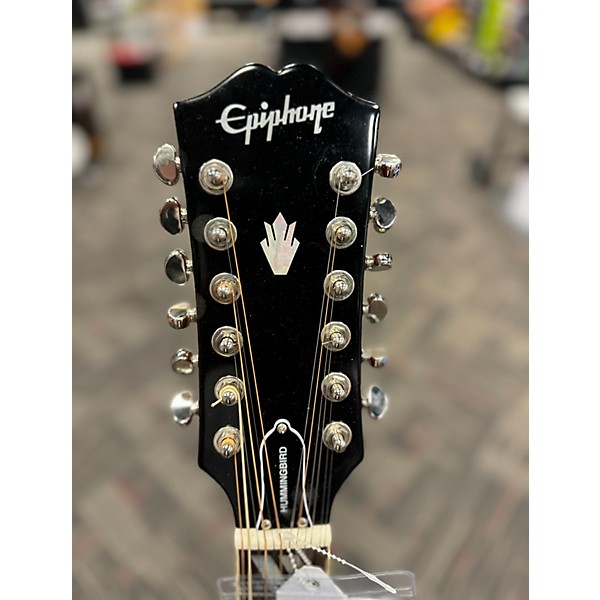 Used Epiphone Hummingbird 12string 12 String Acoustic Electric Guitar