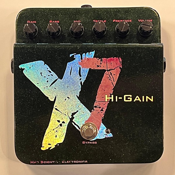 Used Mad Scientist Electronics Used Mad Scientist Electronics X7 Hi-Gain Overdrive Effect Pedal