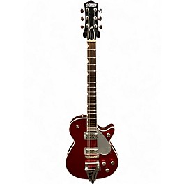 Used Gretsch Guitars Used Gretsch Guitars G6129T Pe Jet Raw RED SPARKLE Solid Body Electric Guitar