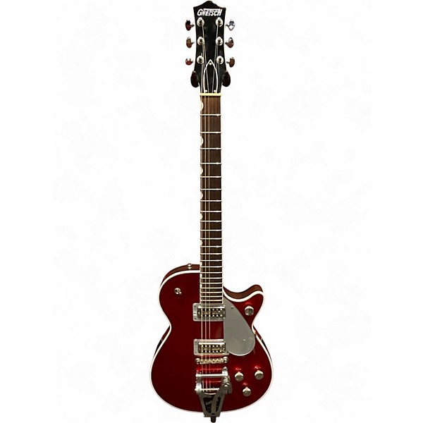 Used Gretsch Guitars Used Gretsch Guitars G6129T Pe Jet Raw RED SPARKLE Solid Body Electric Guitar