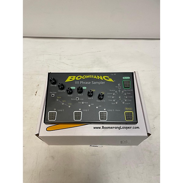 Used Boomerang III Phrase Sampler Pedal