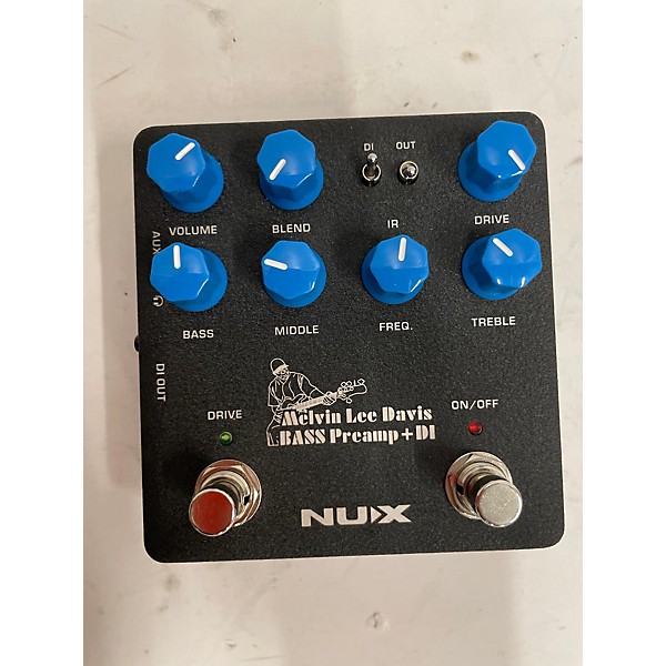 Used NUX MELVIN LEE DAVIS BASS PREAMP+D.I. Bass Effect Pedal