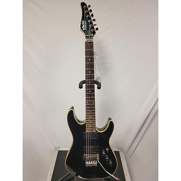 Used Schecter Guitar Research Used Schecter Guitar Research Sunset Custom FR Black Solid Body Electric Guitar