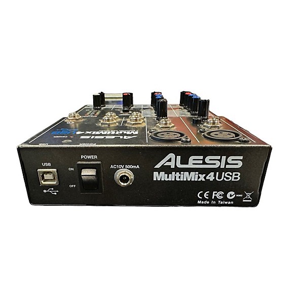 Used Alesis MultiMix 4 USB Compact Unpowered Mixer