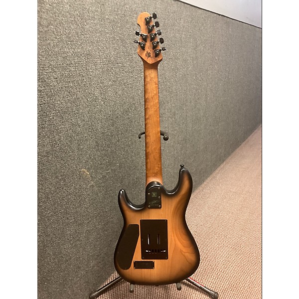 Used Ernie Ball Music Man Used 2021 Ernie Ball Music Man Jason Richardson Cutlass HH POPLAR BURL Solid Body Electric Guitar