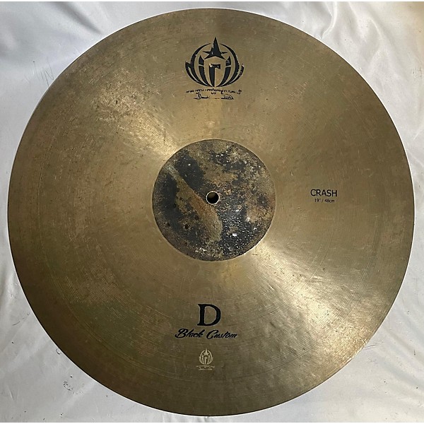 Used Murat Diril 19in D-20 HAND HAMMERED D BLACK CUSTOM Cymbal