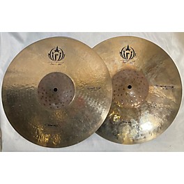 Used Murat Diril Used Murat Diril 15in D-20 HAND HAMMERED RAW BELL HI-HAT PAIR Cymbal