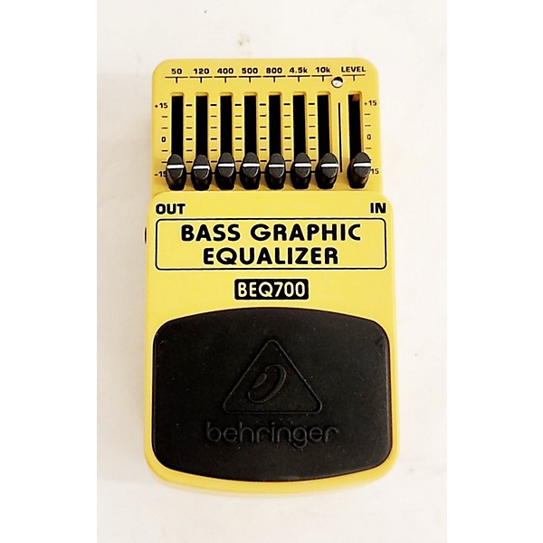 Used Behringer BEQ700 Graphic Equalizer Bass Effect Pedal