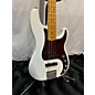 Used Fender Used Fender American Ultra Precision Bass Pearl White Electric Bass Guitar