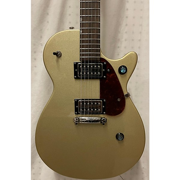 Used Gretsch Guitars Used Gretsch Guitars G2217 Streamilne Antique Gold Solid Body Electric Guitar