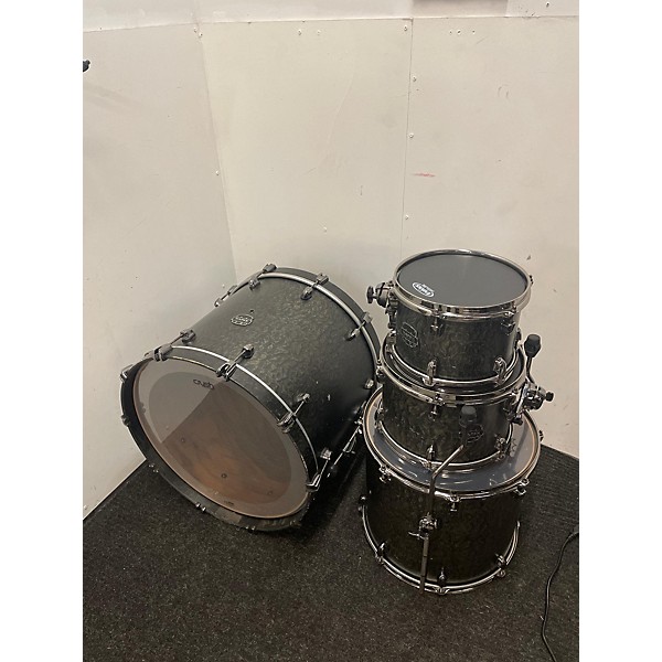 Used Mapex Used Mapex 4 piece Saturn Satin Black Burl Drum Kit