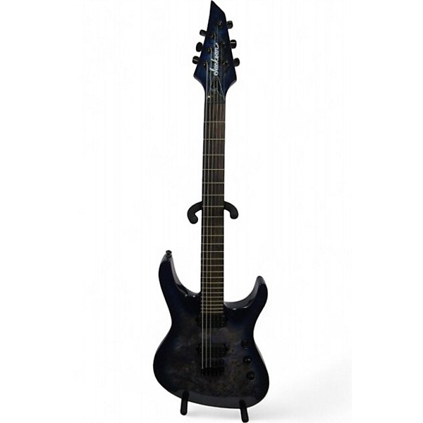 Used Jackson Chris Broderick Pro Series Ht6p Solo 6 Trans Blue Solid Body Electric Guitar