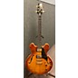 Used Vantage Used 2020s Vantage 635 TG Trans Amber Hollow Body Electric Guitar thumbnail