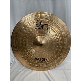 Used Paiste Used Paiste 20in Alpha Dry Ride Cymbal