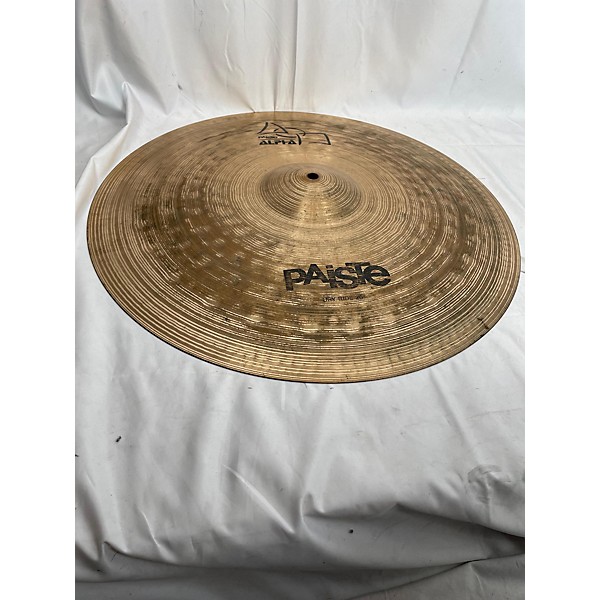 Used Paiste Used Paiste 20in Alpha Dry Ride Cymbal