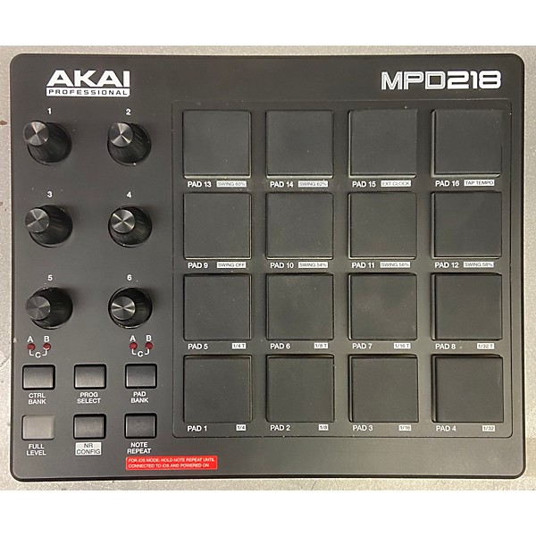 Used Akai Professional MPD218 MIDI Controller