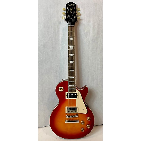 Used Epiphone Used Epiphone 1959 Reissue Les Paul Standard Cherry Sunburst Solid Body Electric Guitar