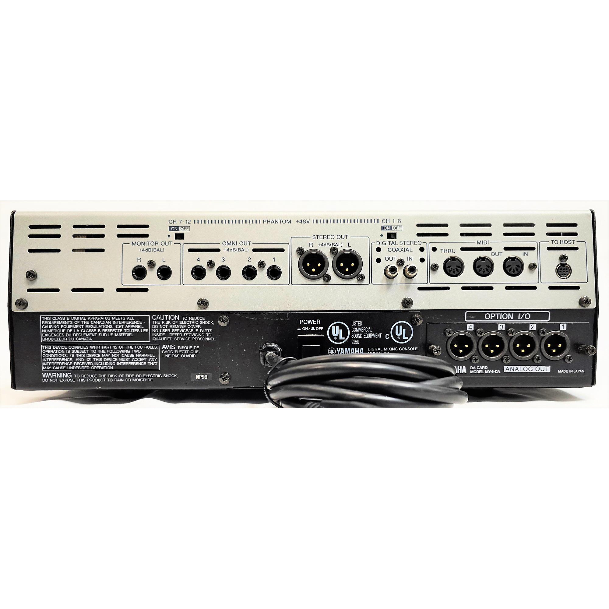 YAMAHA O1V+MY4-DA Used Yamaha 01V Digital Mixer | Guitar Center