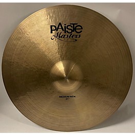 Used Paiste 21in Twenty Masters Collection Medium Ride Cymbal