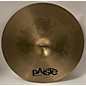 Used Paiste 21in Twenty Masters Collection Medium Ride Cymbal