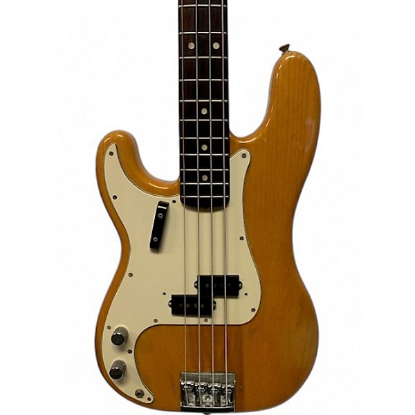 Vintage 1974 Fender P BASS Natural Electric Bass Guitar