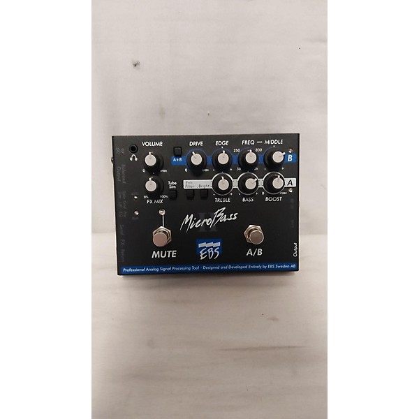 Used EBS MicroBass II Bass Preamp