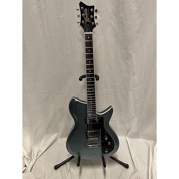 Used Rivolta Used Rivolta Mondo Combinata Ice Blue Metallic Solid Body Electric Guitar