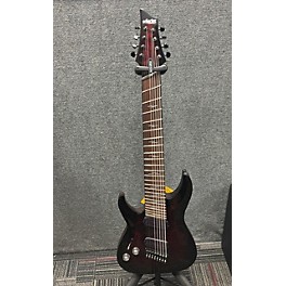 Used Schecter Guitar Research Used Schecter Guitar Research Omen Elite 8 String Left Handed Crimson Red Trans Electric Guitar