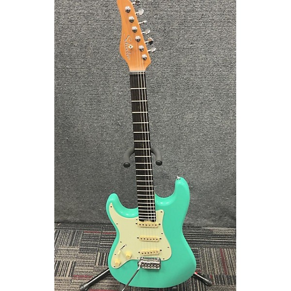 Used Schecter Guitar Research Used Schecter Guitar Research Nick Johnston Left Handed Green Electric Guitar