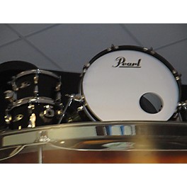 Used Pearl Used Pearl 5 piece Roadshow Fusion Black Drum Kit