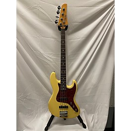 Used Ampeg Used Schecter Guitar Research Diamond Series J-4 Antique Ivory Electric Bass Guitar