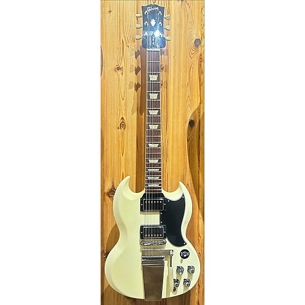 Used Gibson Used 2006 Gibson SG Custom Maestro Reissue Alpine White Solid Body Electric Guitar