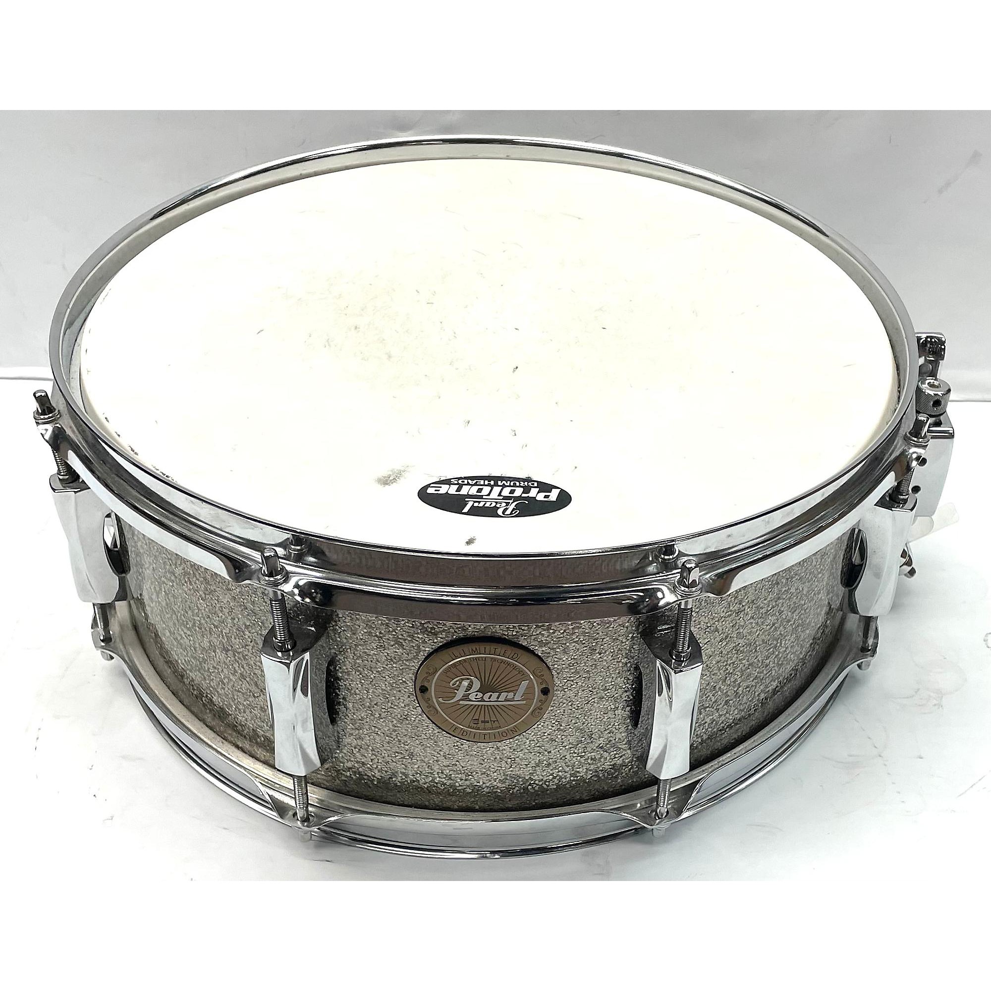 Used Pearl 14in LIMITED EDITION SST Drum Silver Sparkle 33 | Guitar Center