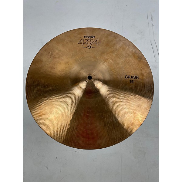 Used Paiste 16in 404 CRASH Cymbal