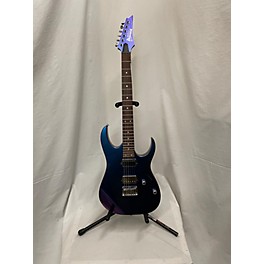 Used Ibanez Used Ibanez GRG121SP Blue Metal Chameleon Solid Body Electric Guitar