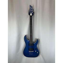 Used Schecter Guitar Research Used Schecter Guitar Research C1 Platinum Midnight Blue Solid Body Electric Guitar