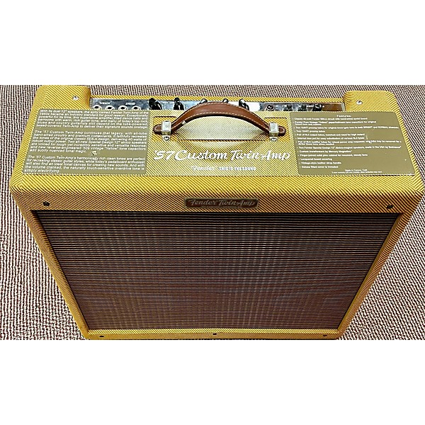 Used Fender 1957 Tweed Twin 2x12 Tube Guitar Combo Amp