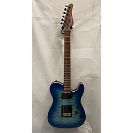 Used Schecter Guitar Research Used Schecter Guitar Research PT PRO Blue Burst Solid Body Electric Guitar