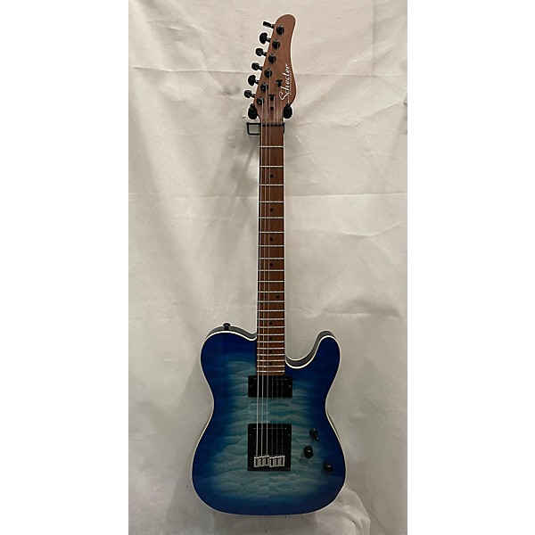 Used Schecter Guitar Research Used Schecter Guitar Research PT PRO Blue Burst Solid Body Electric Guitar