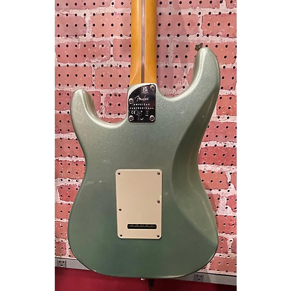 Used Fender American Professional Standard Stratocaster HSS Surf Green Solid Body Electric Guitar