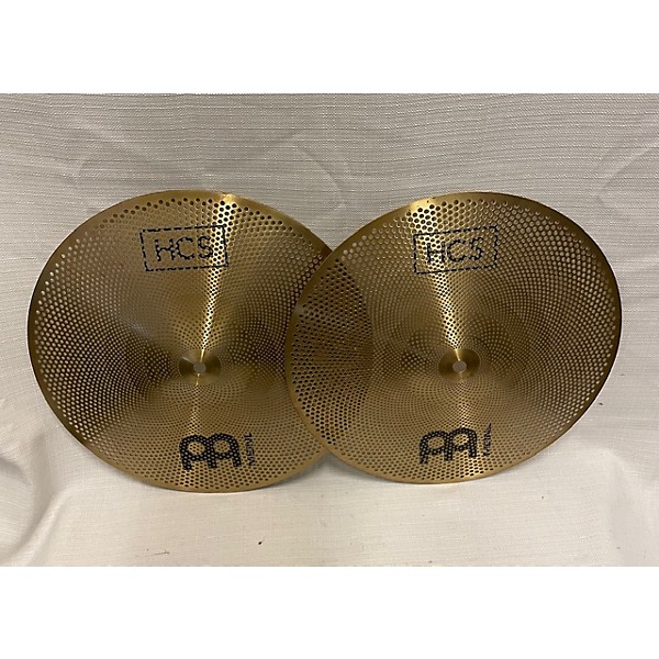 Used MEINL 14in HCS PRACTICE HIHAT PAIR Cymbal