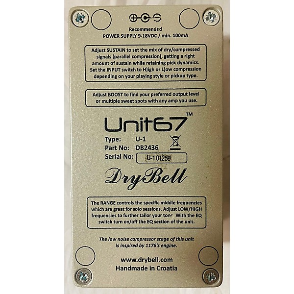 Used Used DryBell Unit67 Effect Pedal