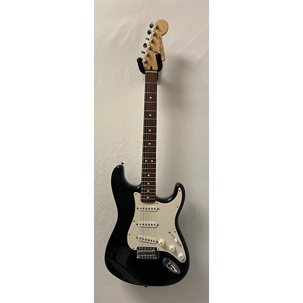 Used Fender Used 2006 Fender Standard Stratocaster Black And White Solid Body Electric Guitar