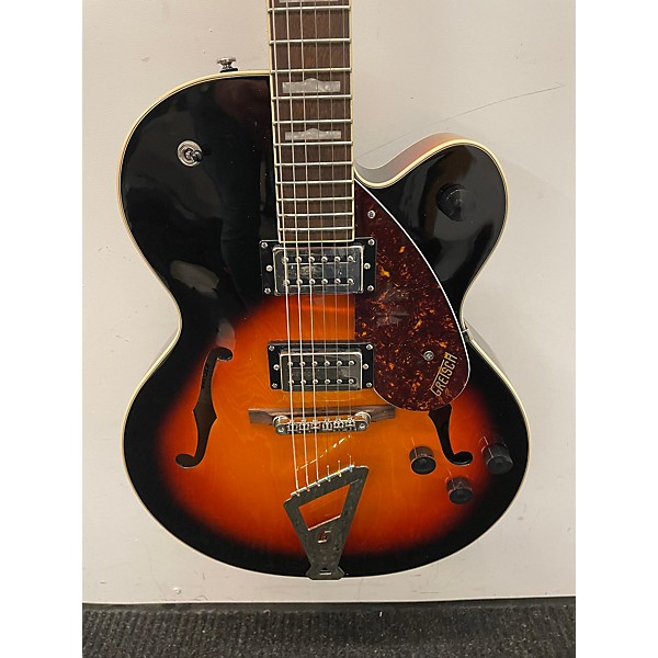 Used Gretsch Guitars Used Gretsch Guitars G2420T Streamliner Sunburst Hollow Body Electric Guitar