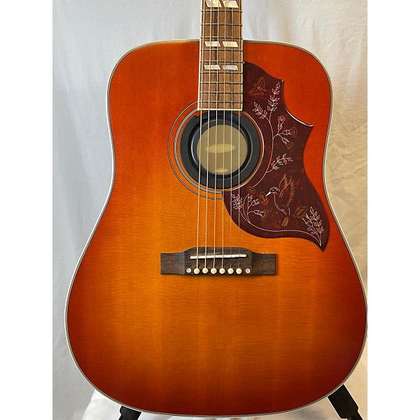 Used Epiphone Inspired By Gibson Humming Bird Acoustic Electric Guitar