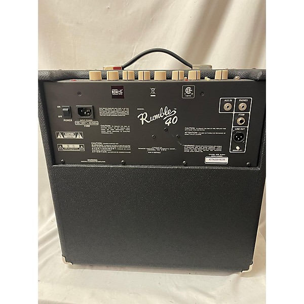 Used Fender Rumble V3 40W 1x10 Bass Combo Amp