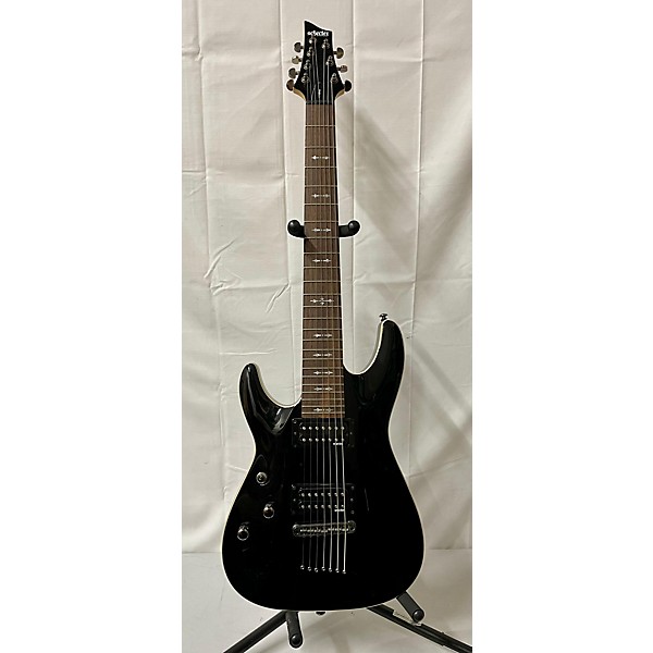 Used Schecter Guitar Research Omen 7 Left Handed Solid Body Electric Guitar